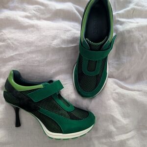 SNEEX Green Sneaker Heels